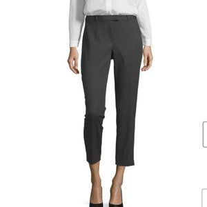 Liz Claiborne Emma Ankle Pant Gray Slim Leg 10 NWT
